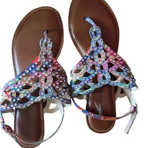 Zigi Soho Colorful Spring Sandals size 8.5